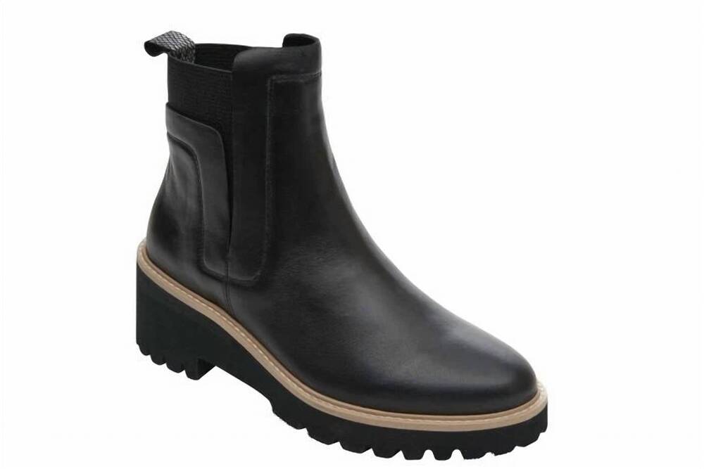 NEW VANELI women's mariel boots in black nappa
